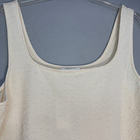 And Now This Textured Knit Crop Top Tanl Size XL Beige Minimalistic Cottagecore - Picture 3 of 8